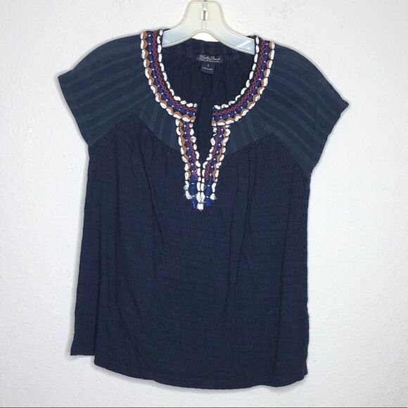 Lucky Brand Embroidered Top - Picture 3 of 7